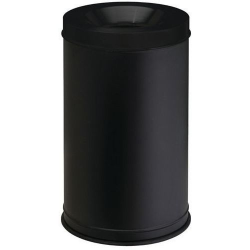 Medial - Corbeille anti-feu Grisù 120 L Noir - Métal Acier - Sécurité Incendie - Intérieur/Extérieur