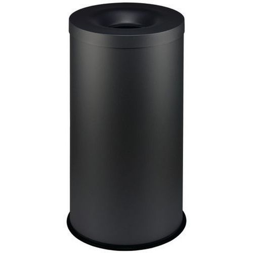 Corbeille Anti-feu Grisù - 90 L - Noir