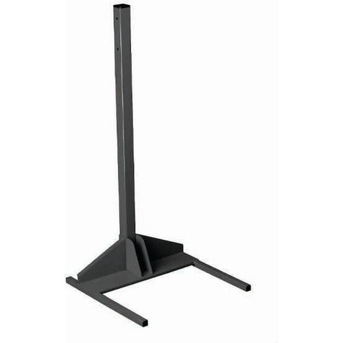 Poteau Sur Socle à Poser Tondo - Acier Galvanisé - Gris