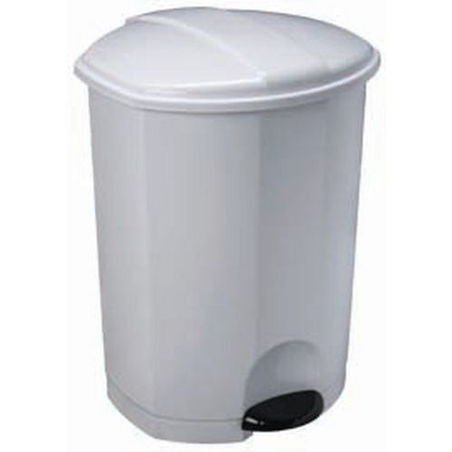 Poubelle à Pédale Esa Polypropylène - Blanc - 7 L