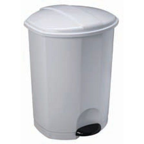 Poubelle à Pédale Esa Polypropylène - Blanc - 5 L