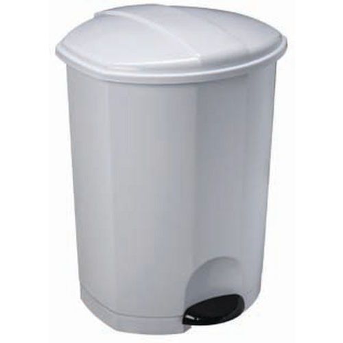 Poubelle à Pédale Esa Polypropylène - Blanc - 18 L