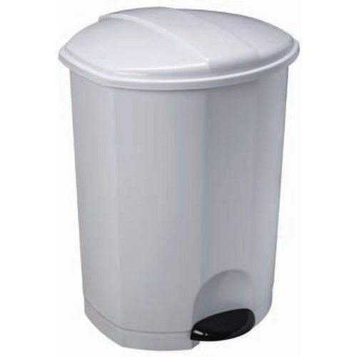 Poubelle à Pédale Esa Polypropylène - Blanc - 30 L