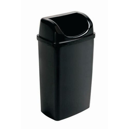 Poubelle Couvercle Dissimulant Noir Slot - 50 L
