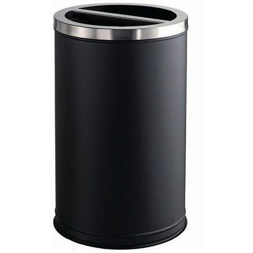 Poubelle Tri Sélectif Station Duo - Noir - 2x50 L