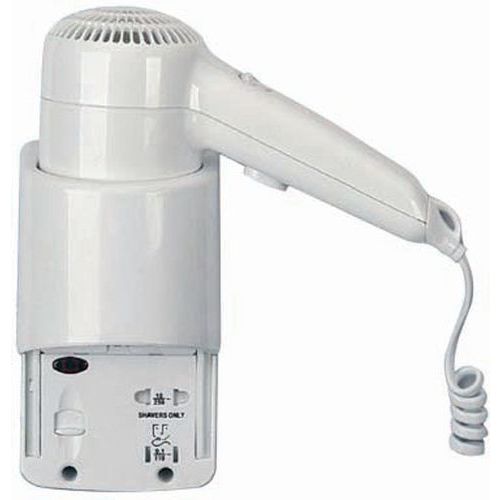 Sèche Cheveux Et Prise Rasoir Pour Hôtel Yul Basic - Blanc