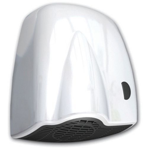 Sèche Mains Avec Chauffage Et Bouton Poussoir Qibli - Blanc