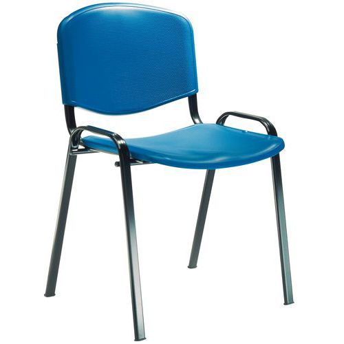 Chaise 4 Pieds Fancy Polypro Bleue