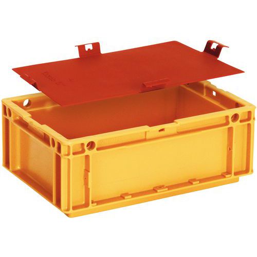 UTZ - Bac de transport gerbable 4L - Beige - Polyéthylène haute densité - Stockage et organisation