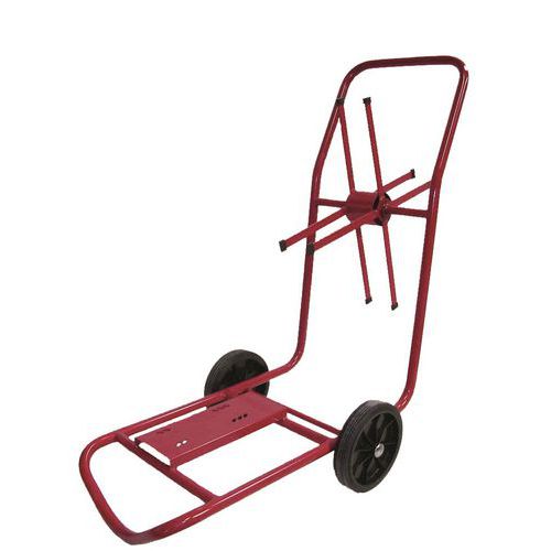 Chariot spécial incendie avec dévidoir Chariot spécial incendie avec dévidoir