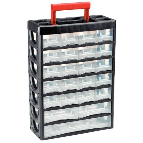 Casier Plastique 23 Tiroirs 43 Cases Avec P Orte Etiquette