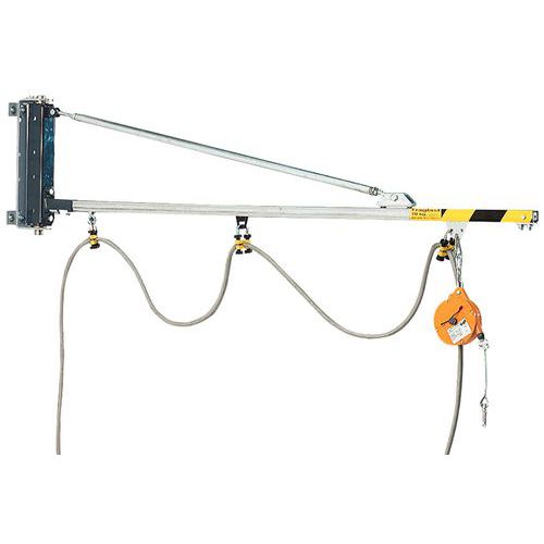 Potence murale - Force 10 kg, Portée 2,0m sans chariot