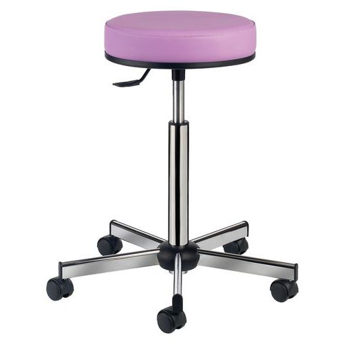 Tabouret Laboratoire sur roulettes assise confort pensée - GGI