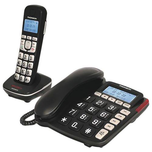 Téléphone Résidentiel Sans Répondeur - Schneider - Gmth540drblk