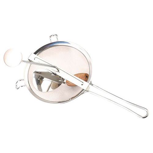 Mouli Coulis/poisson 20 Cm Tamis Inox-nature Et Saveurs