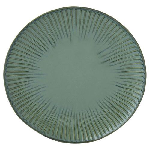 Assiette plate Ø26 cm verte-Gallery - Easy Life Assiette plate Ø26 cm verte-Gallery - Easy Life