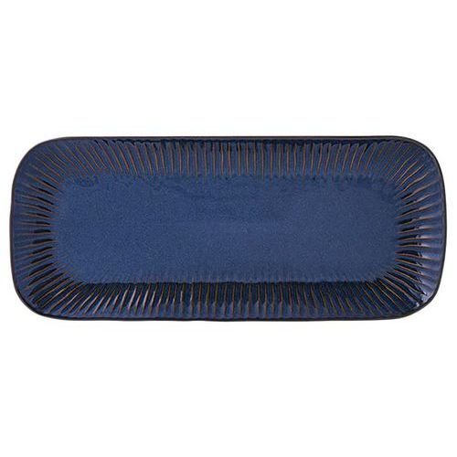 Plat à Cake 36x16 Cm-gallery Bleu - Easy Life