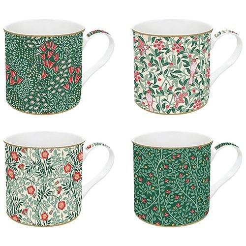 Coffret 4 Mugs 30cl Floral Fantasy - Easy Life