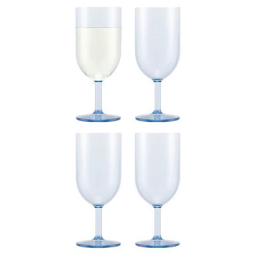 Verres à Vin Blanc En Plastiqueréutilisable0.23l Bleu-oktett-bodum