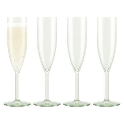 Flutes à Champagne En Plastiqueréutilisable0.12l Vert-oktett-bodum