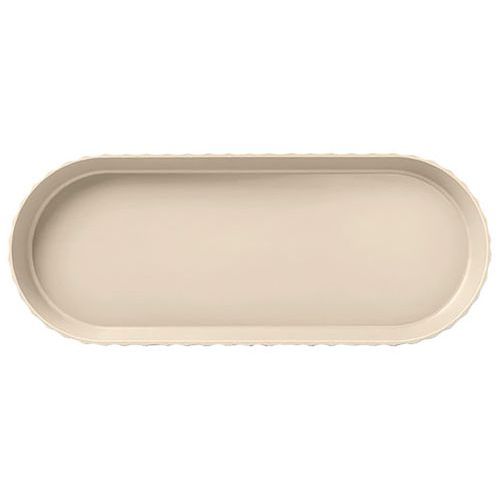 Plat à Cake Creme 37x15 Cm -minerva- Blim Plus