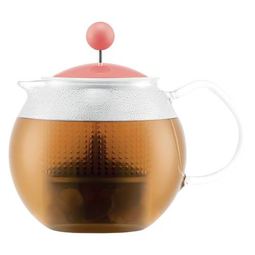 Théière à Piston En Verre Borosilicate 0.5 L Rose- Assam-bodum