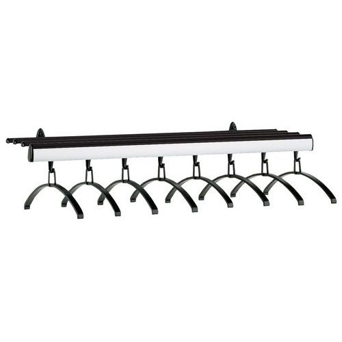 Portemanteau Mural Allure Noir Largeur:100 Cm