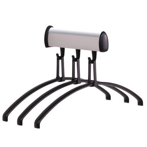 Portemanteau Mural Aluminium Largeur:44 Cm