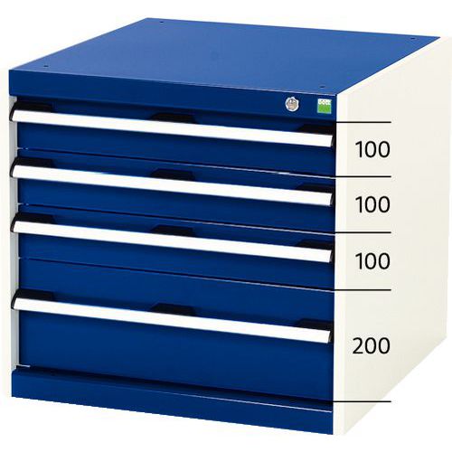 Bott 1 Bloc-tiroirs Pour Ã‰tabli Cubio - Avec Tiroirs