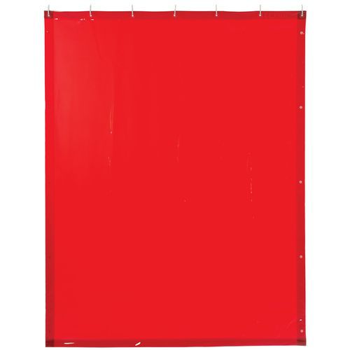 Cepro - Rideau de soudure PVC orange - 1800x1400 mm - Protection normes EN 25980 - 3 ans garantie
