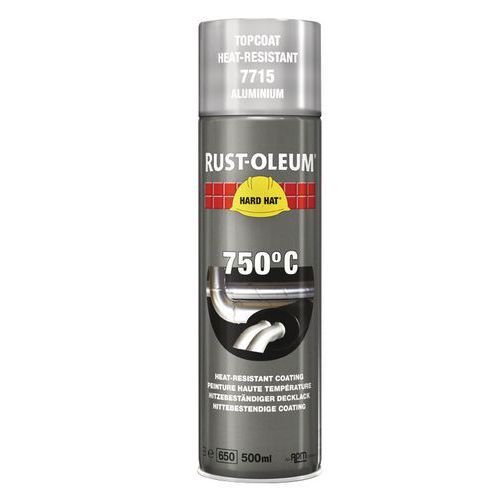 Peinture Haute Température Aérosol Aluminium Hard Hat 500ml