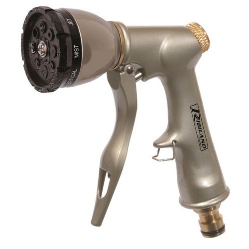 Pistolet Arrosage Métal & Laiton Multifonctions