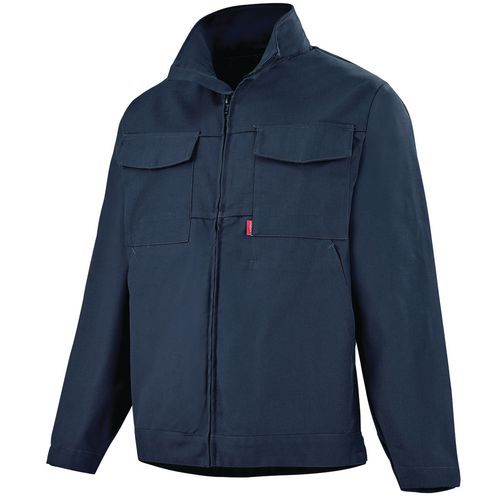 Blouson De Travail Jaspe Bleu Marine T0