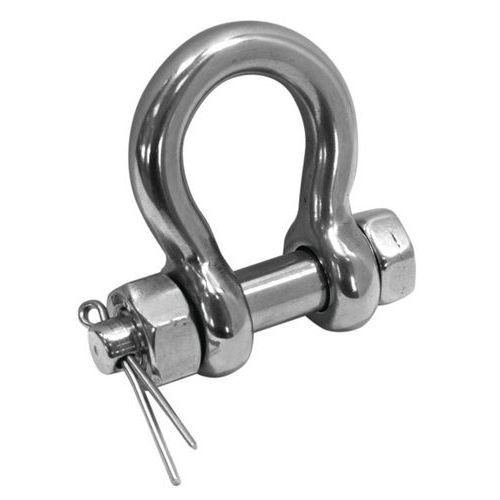 Manille lyre forgée avec boulon de sécurité inox A4_54108 Manille lyre forgée avec boulon de sécurité inox A4_54108