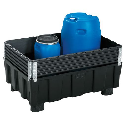 Réhausse pour bac de rétention modulable 250 L Manutan.fr