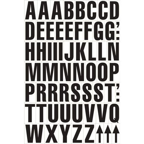Plaque De Caractères Lettres Magnétiques Blanc - Manutan