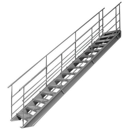Escalier 38Â° Largeur Hors-tout 1000 Mm Largeur Utile 840 Mm