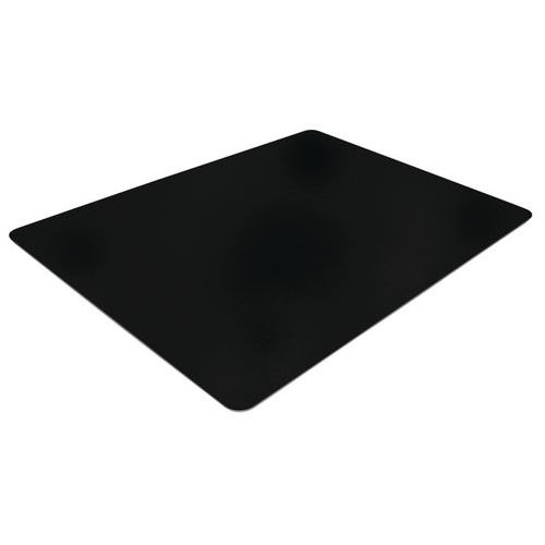 Floortex - Tapis antidérapant Cleartex Noir 90 x 120 cm - PVC - Éco-responsable - Bureau