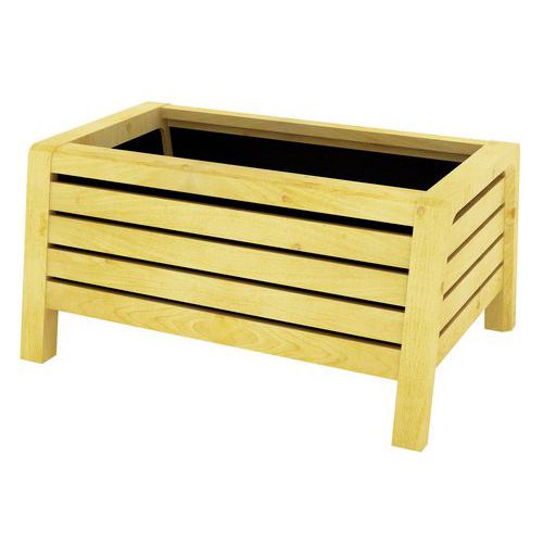 Jardinière Gaia 140x107 H92 Robinier