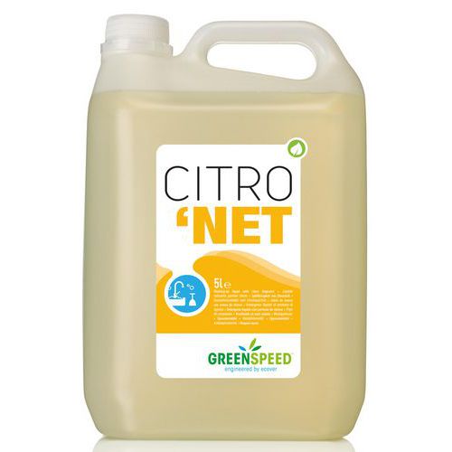 Liquide Vaisselle Dégraissant - Citron - 5l - Greenspeed