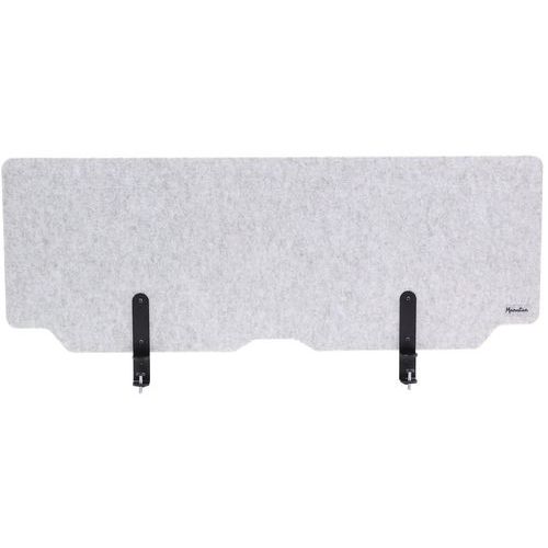 Séparateur De Bureau L1300 Gris Clair Kit Pinces Gy04