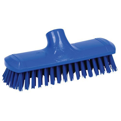 Balai à Brosse Dur 22 Cm - Bleu - Manutan