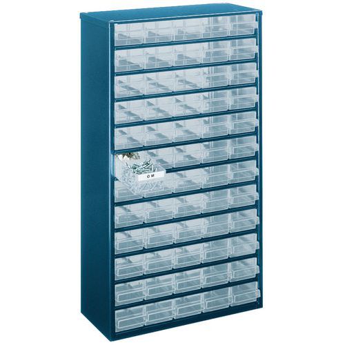 Armoire Raaco 56 cm - Hauteur des tiroirs 4,1 cm Armoire Raaco 56 cm - Hauteur des tiroirs 4,1 cm