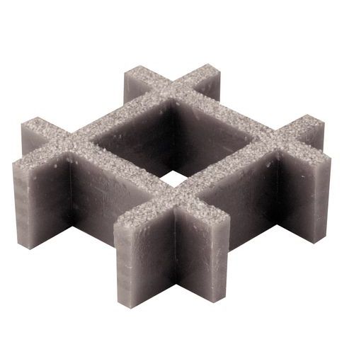 Caillebotis Gris Polyester 1x3m 30x30x30mm