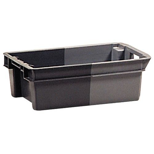 Bac Gerbable Emboitable 50l Bicolore Gris/g Ris Clair