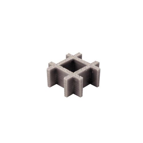 Caillebotis Securiline Gris Maille 30x30x38 Mm Panneau 1x4 M