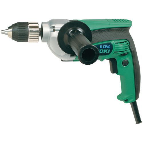 Hitachi 1 Perceuse 710w Acier 74 Nm Mandrin Autoserrant 13mm - Hikoki