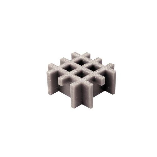 Caillebotis Securiline Gris Maille 19x19x40 Mm Panneau 1x2 M