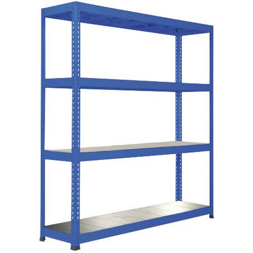 Rayonnage Rapid 1 1980x1830x915 4 Tablettes Metal Bleu
