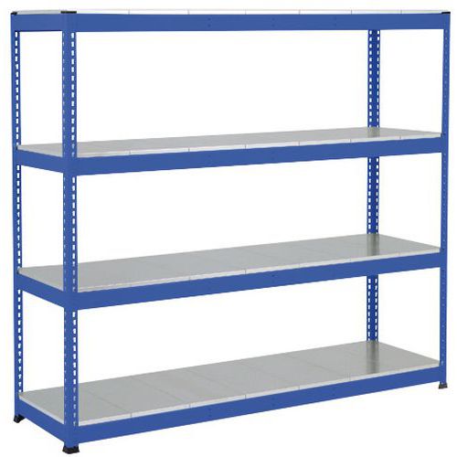 Rayonnage Rapid 1 Metal 1980x2 440x610 Bleu